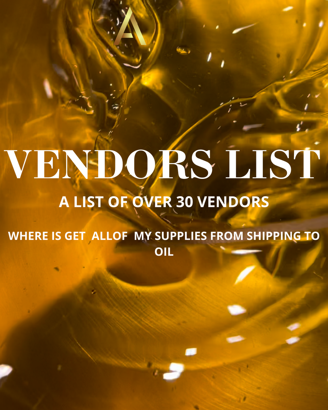 Vendors list